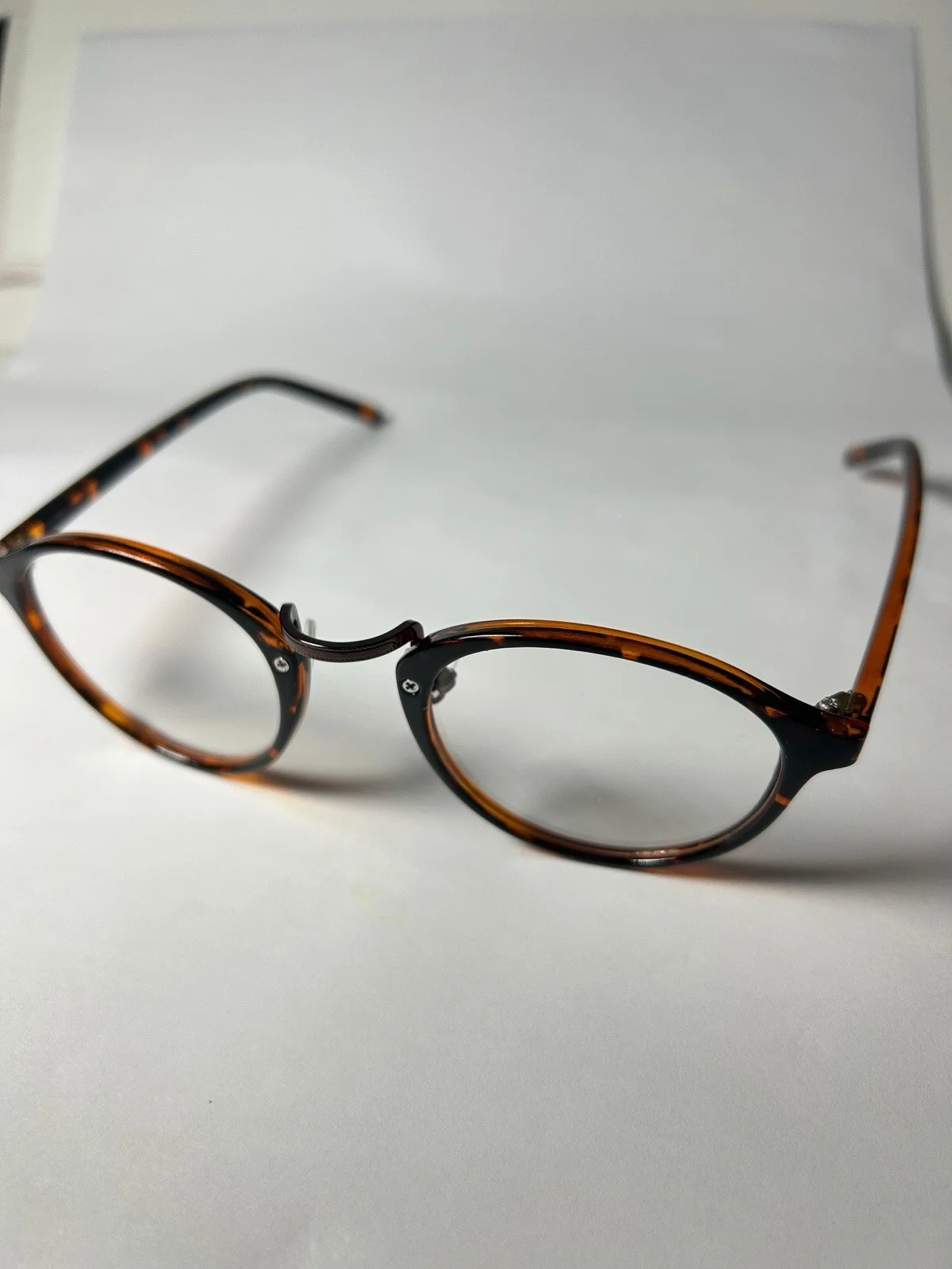 New Woman Metal Bridge Full Rim Brown Tortoise Eyeglass Frames 48-17-140 Y792C 3